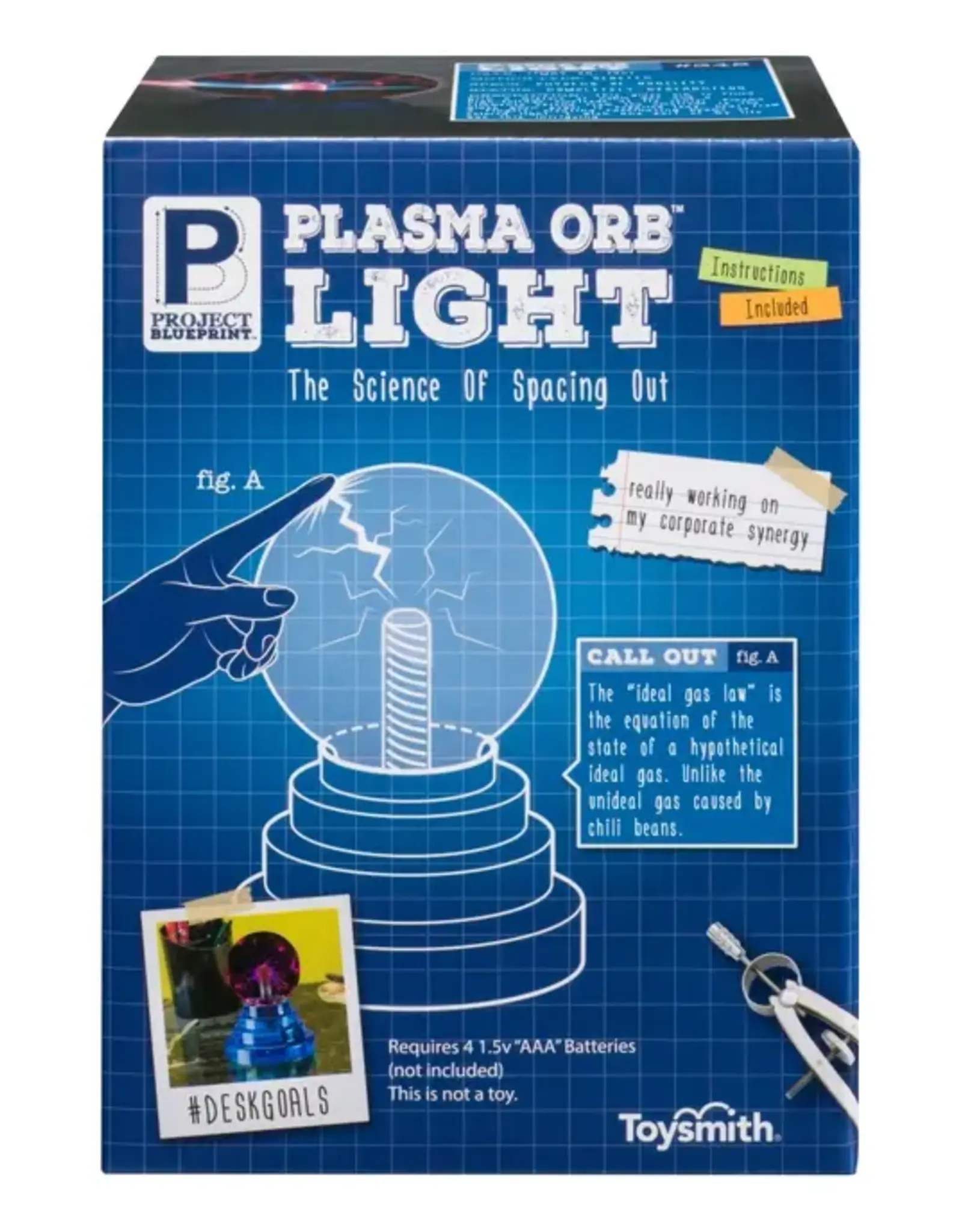 Project Blueprint 6" Plasma Orb Light