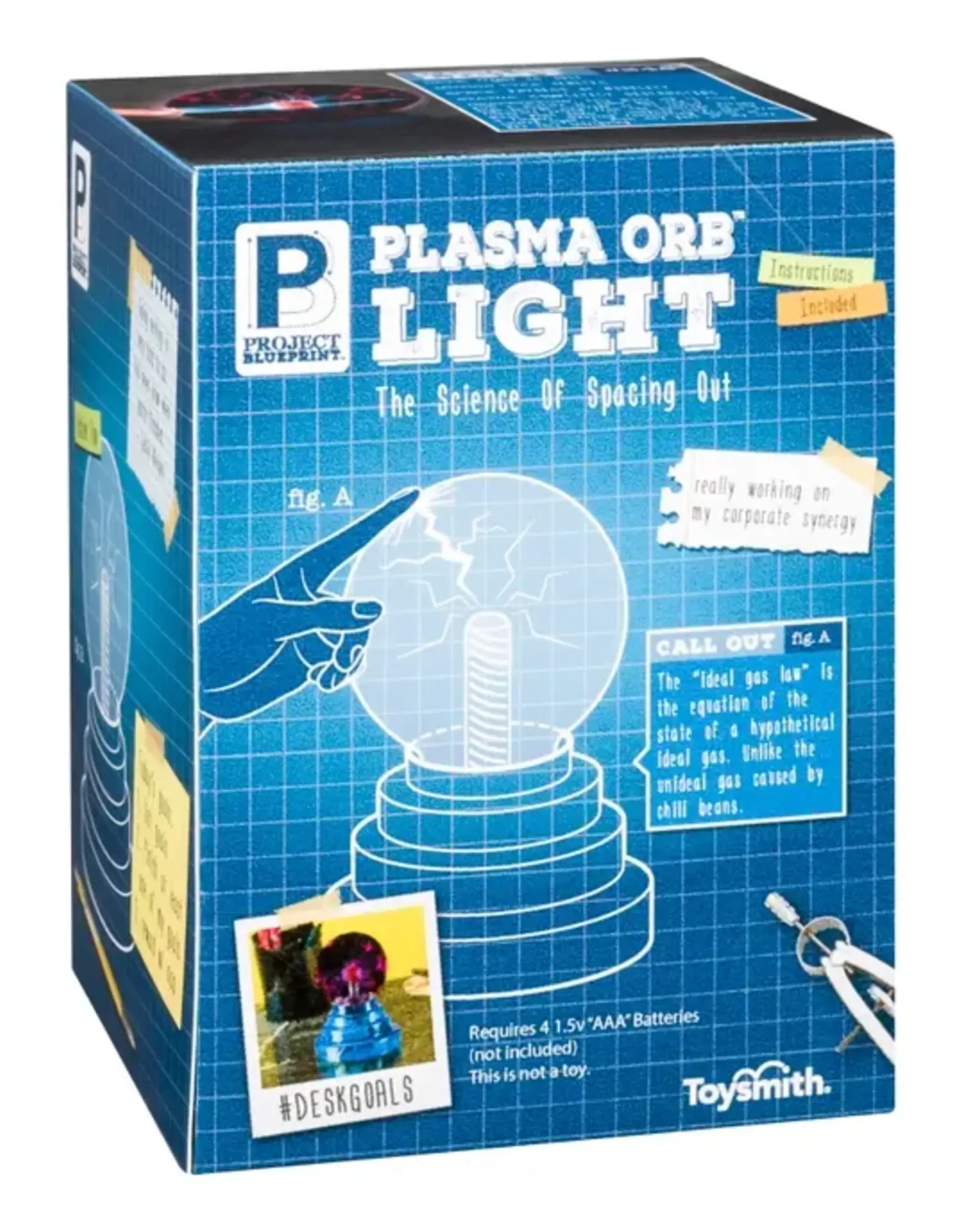 Project Blueprint 6" Plasma Orb Light