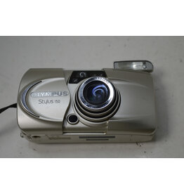 Olympus Stylus Zoom 150 35mm Film Camera  All Weather Tested w/New Battery
