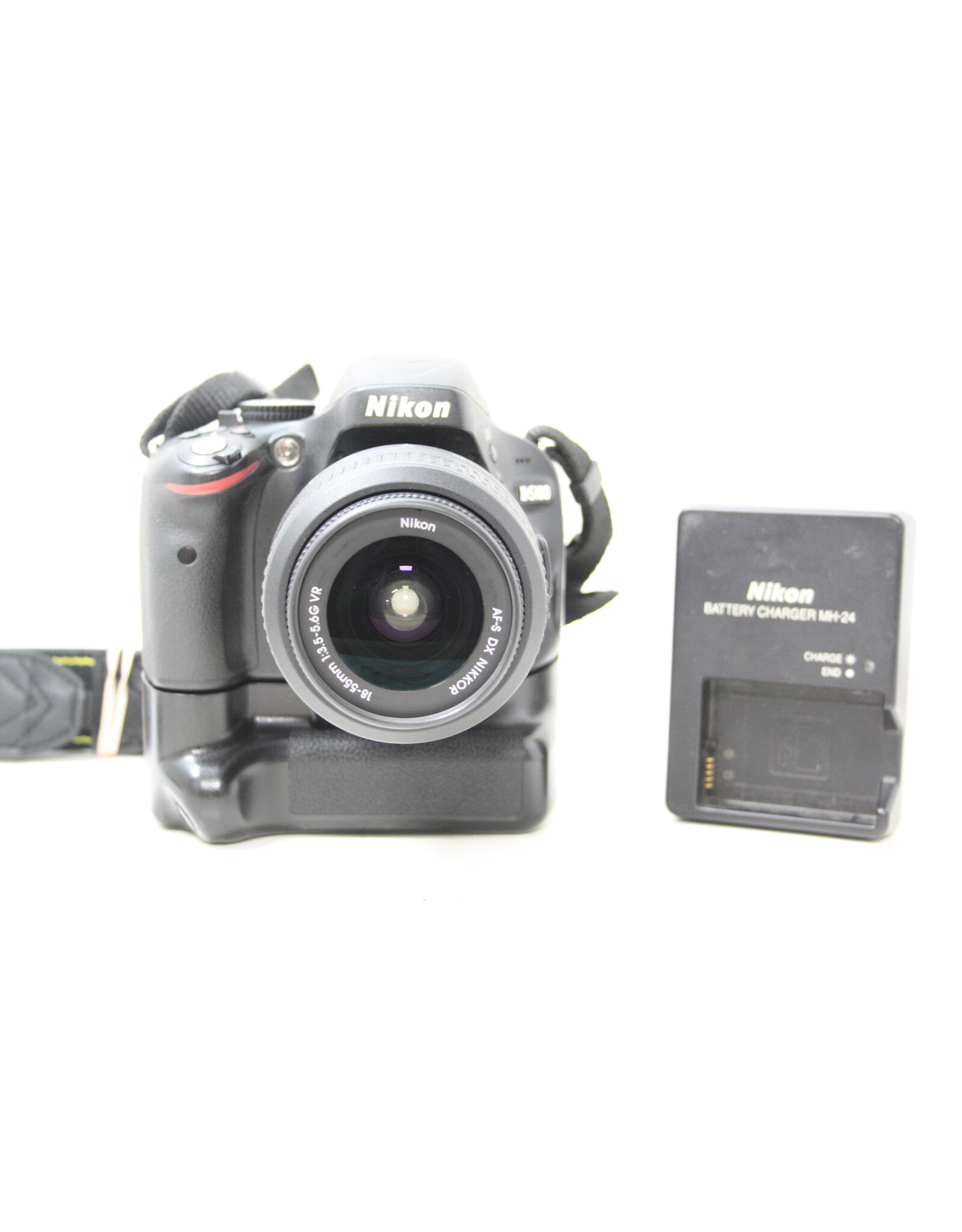 Nikon Nikon D5100 16.2 MP Digital Camera Black Body w/ AF-S DX 18-55mm VR Lens (Pre-owned)