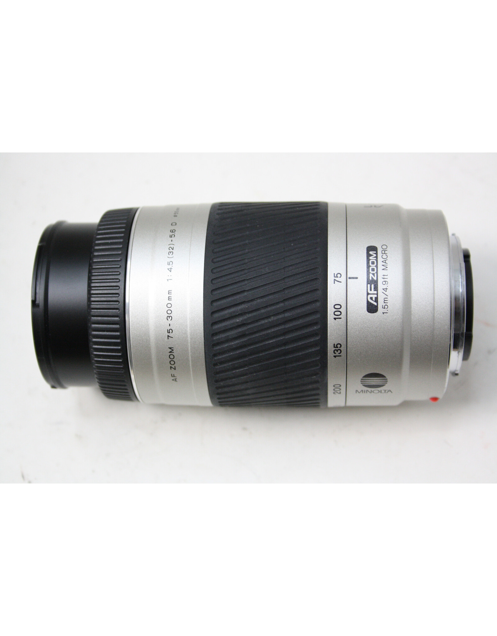 Minolta Maxxum Sony AF 75-300mm 4.5-5.6 D with Lens hood and caps