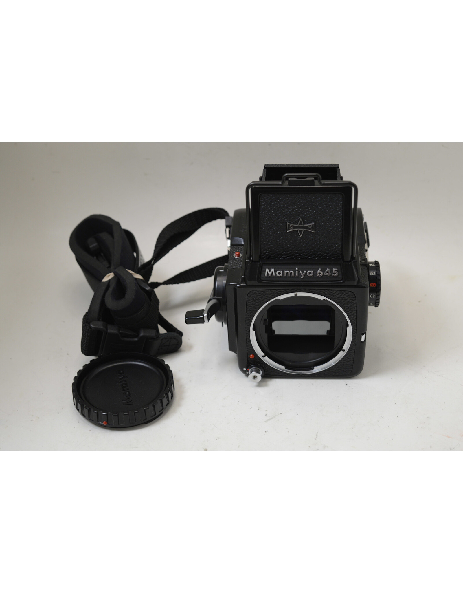 Mamiya Mamiya M645 J Medium Format Camera Body with Waist Level/Sportsfinder