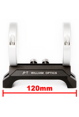 William Optics William Optics 120mm Saddle Handle & 50mm Silver Guiding Rings w/ Adjustment Screws - M-HC120BL-GR50SL