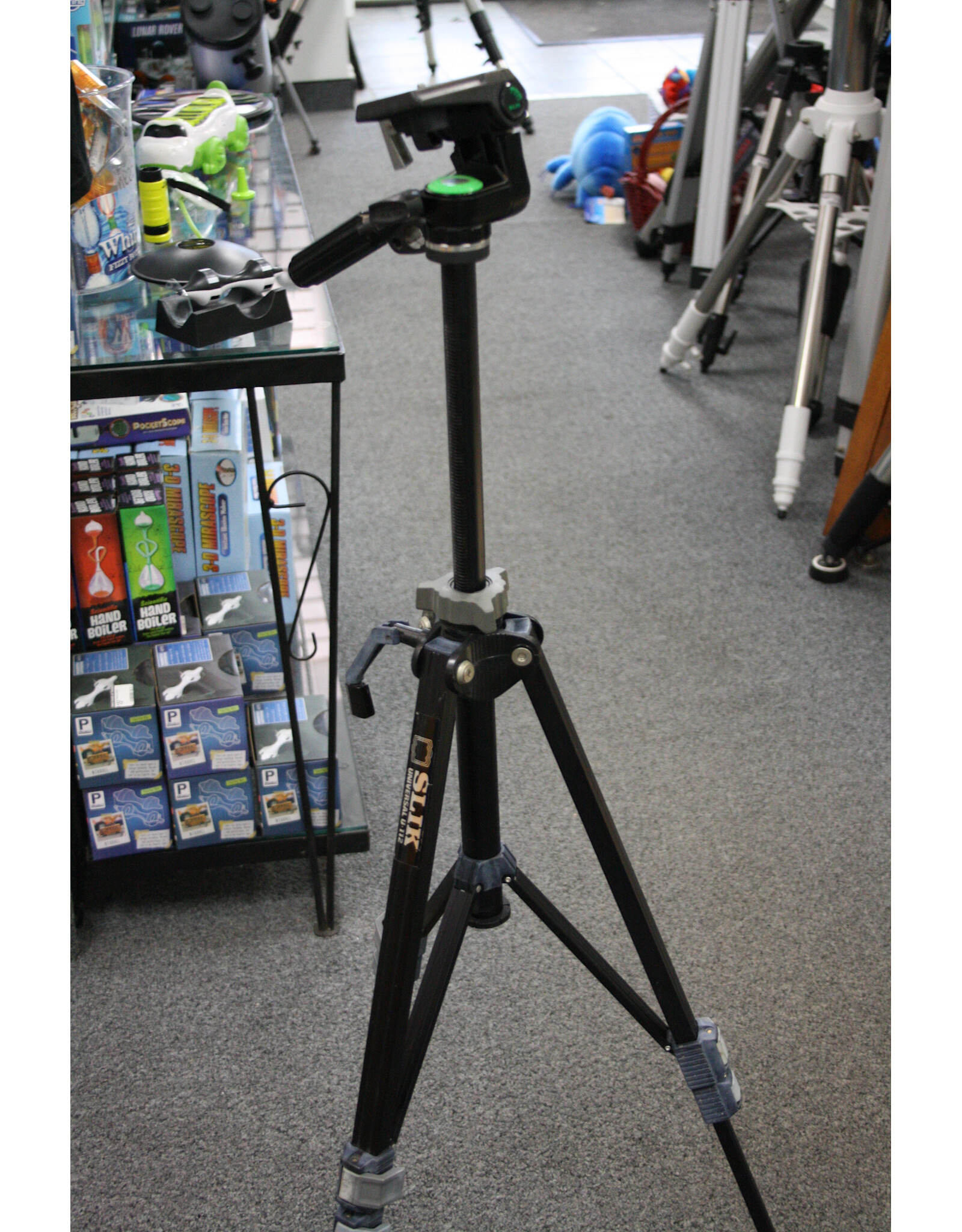Slik SLIK Universal U-112 Tripod with 3-Way Pan Head Japan Made (Pre-owned)