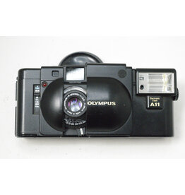 Olympus XA & A11 Flash For Parts(AS-IS)