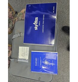 SkyAtlas 2000 Laminated Field Edition Stargazing kit (Pre-owned) with Companion book, Lam charts & L-5 Data Scale