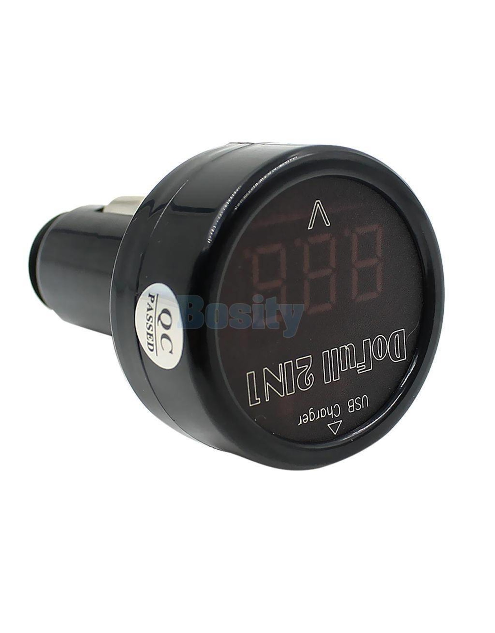 Voltmeter for 12v Car Cigarette Lighter outlet with USB Power Socket Charger with Red LED