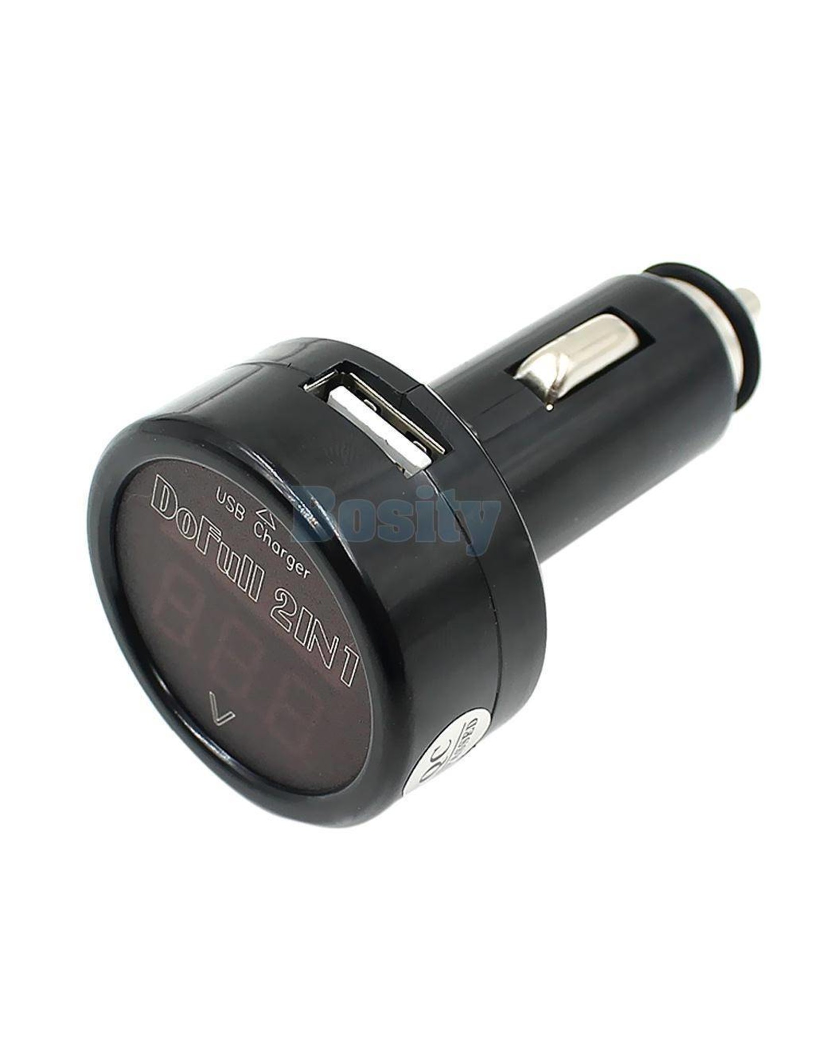 Arcturus Products Voltmeter for 12v Car Cigarette Lighter outlet with USB Power Socket Charger with Red LED