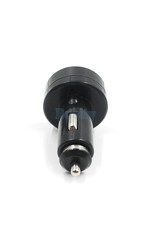 Arcturus Products Voltmeter for 12v Car Cigarette Lighter outlet with USB Power Socket Charger with Red LED