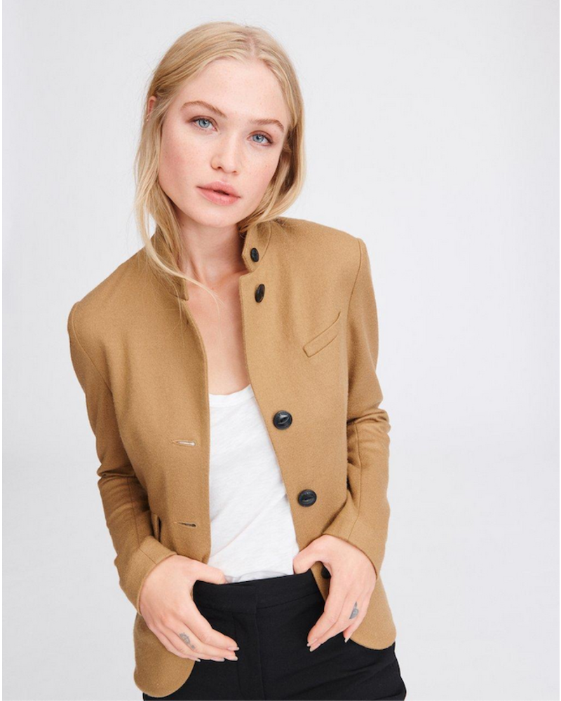 rag and bone slade blazer camel