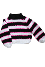 GOGO Sweaters Stripe Mockneck Pullover