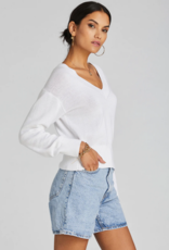 Cotton Relaxed V-Neck