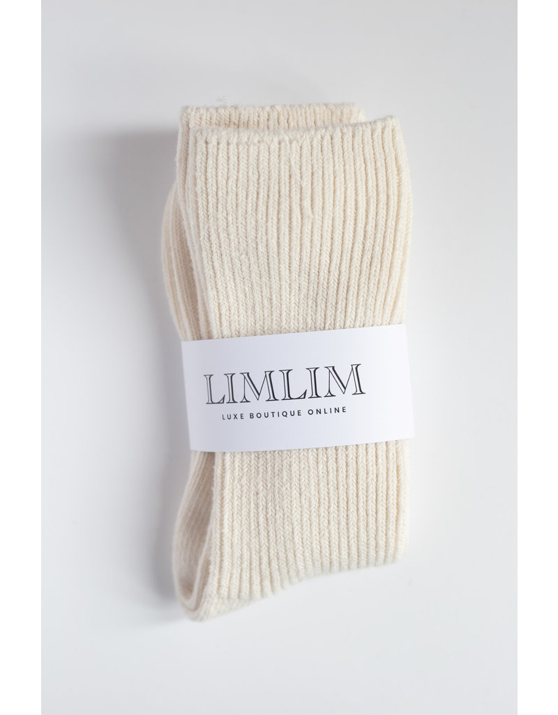 Slouch Socks - Cream