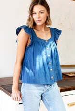 Emerson Fry Laurent Flutter Top