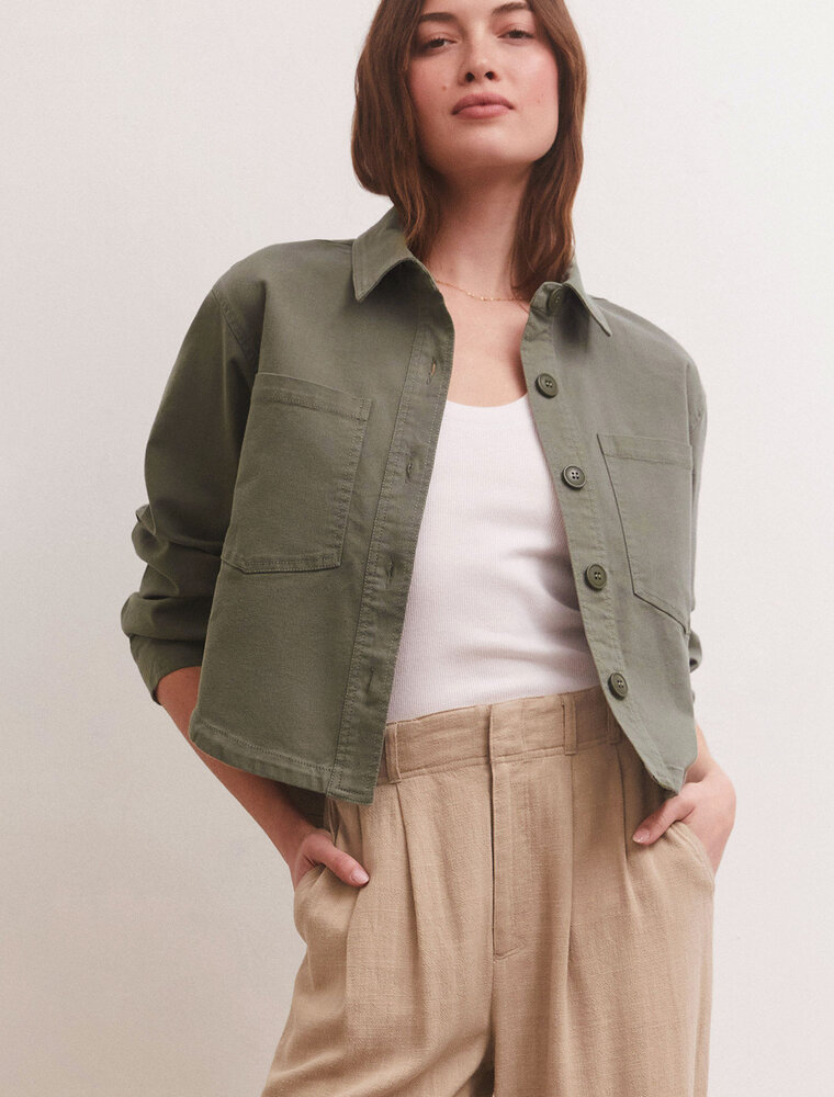 Z Supply All Day Cropped Jacket