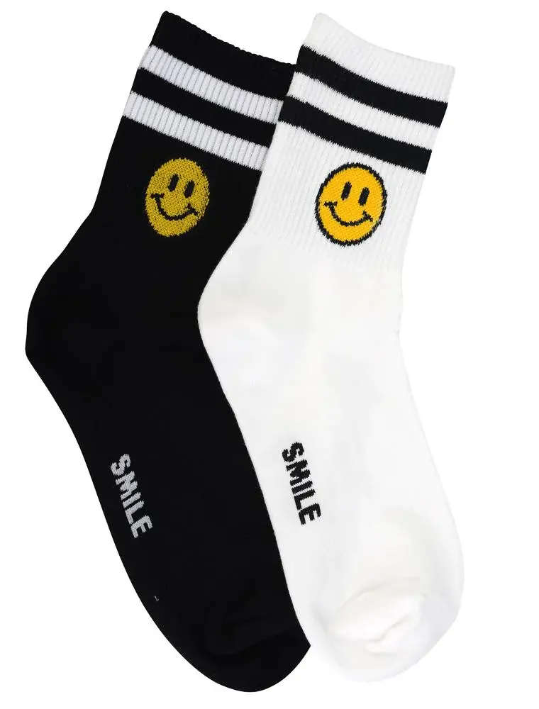 LimLim Smiley Stripe Socks