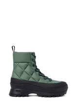 Loeffler Randall Davey Puffy Quilted Lace Up Weather Boot