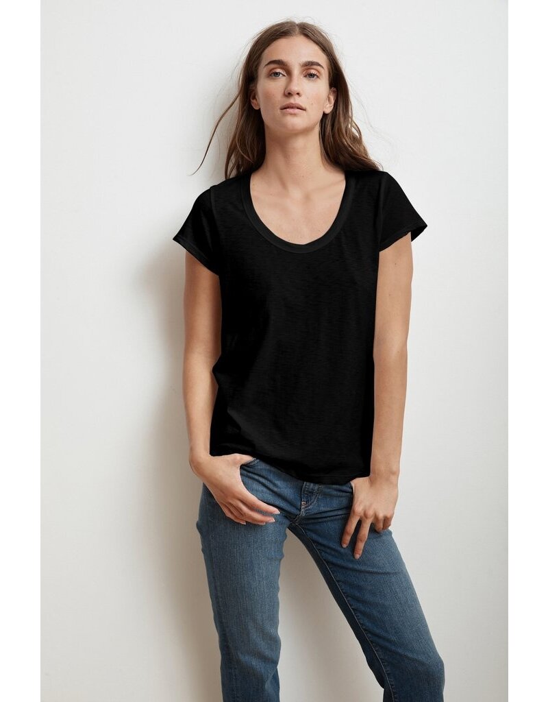 Velvet Katie City Slub Scoop Tee