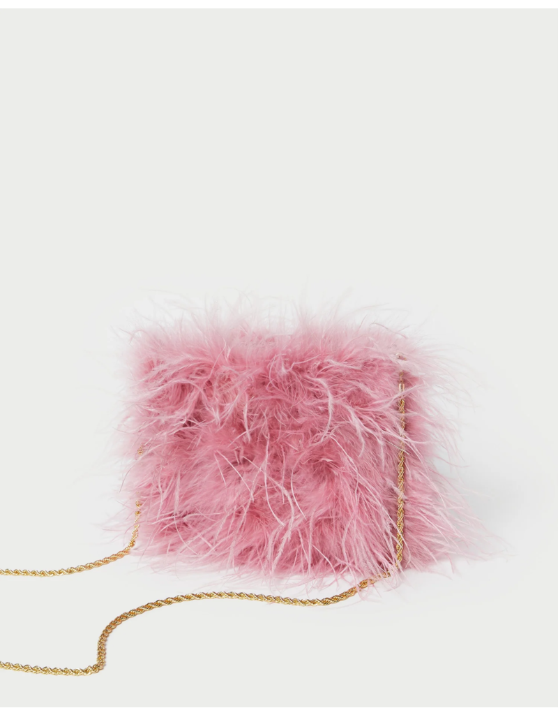 Loeffler Randall Zahara Mini Feather Pouch