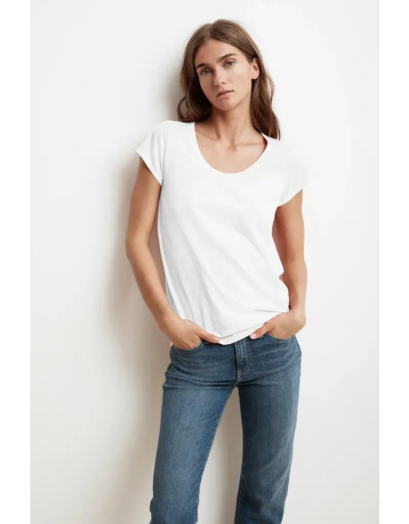 Velvet Katie City Slub Scoop Tee