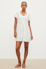 Velvet Wynette Embroidered Cotton Dress