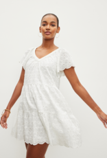 Velvet Wynette Embroidered Cotton Dress