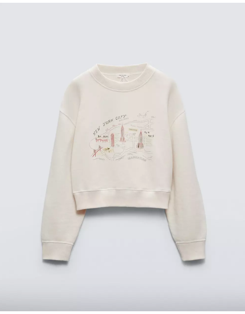 Rag & Bone Vintage Terry NYC Tourist Sweatshirt