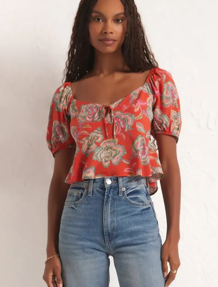 Z Supply Renelle Tango Floral Top
