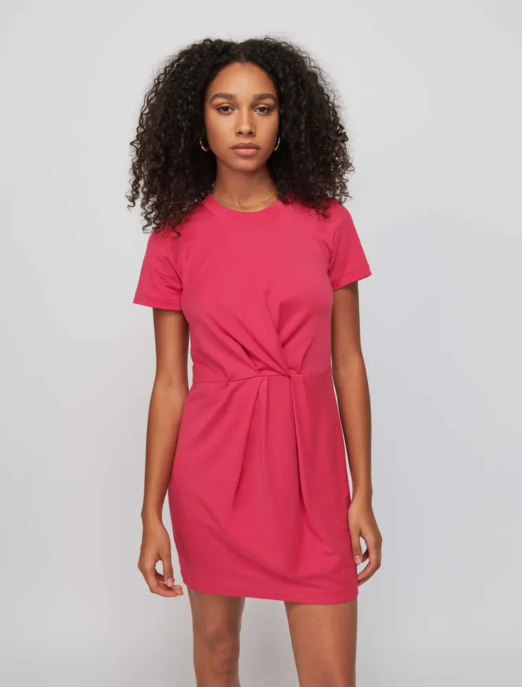 Nation Los Angeles Fortuna Twisted T-Shirt Dress