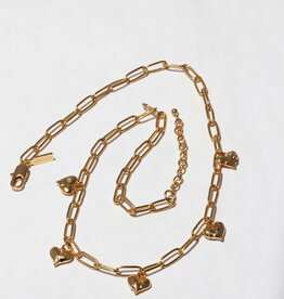 Jackie Mack Pop Hearts Charm Necklace