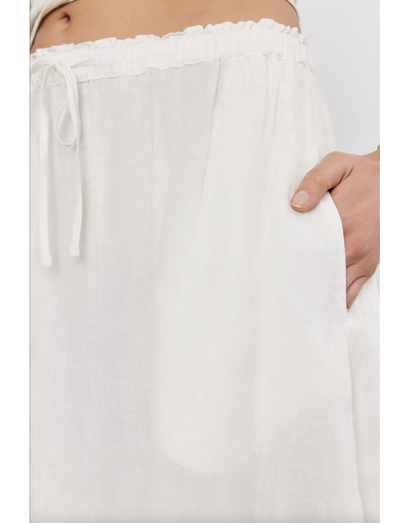 Velvet Nemy Woven Linen Skirt