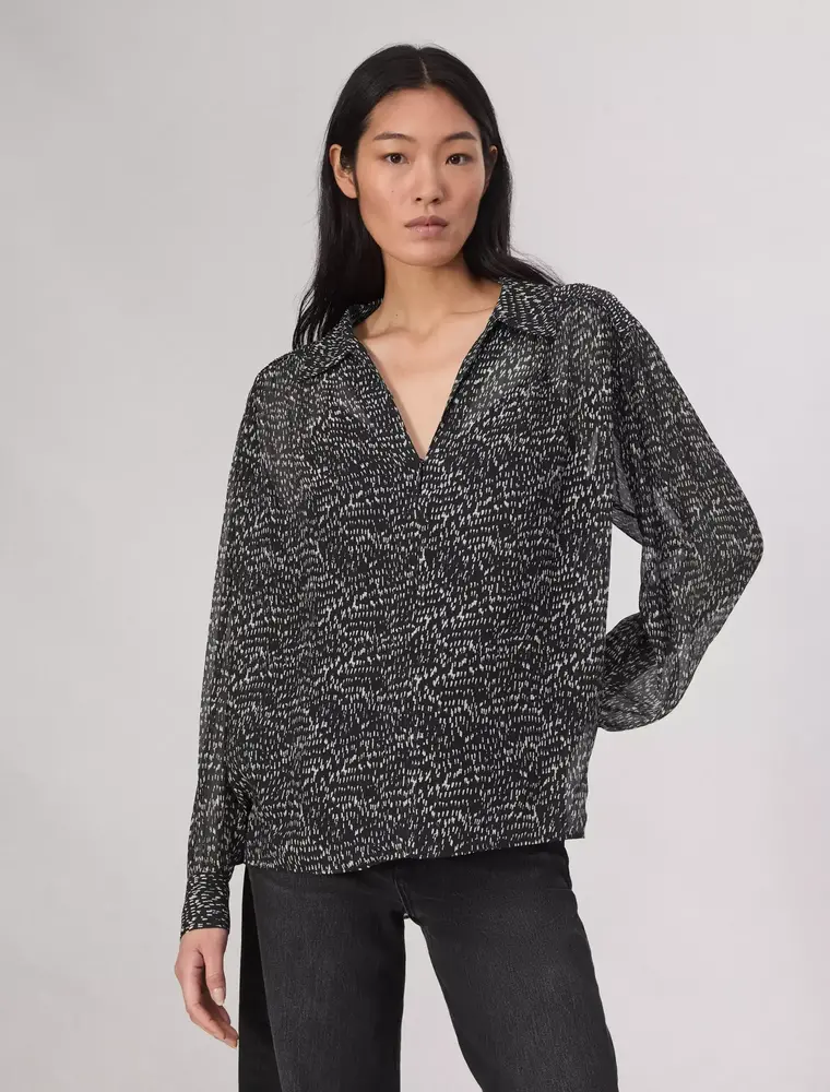Rag & Bone Emmy Printed Top