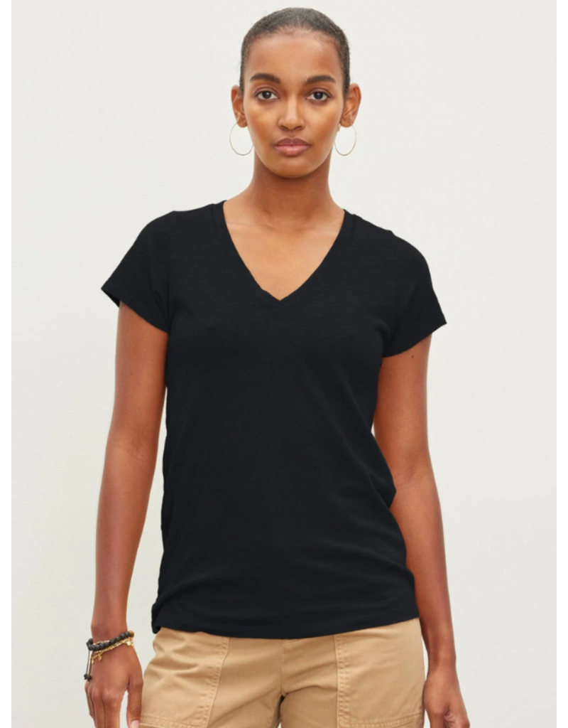 Velvet Jill City Slub V-Neck Tee