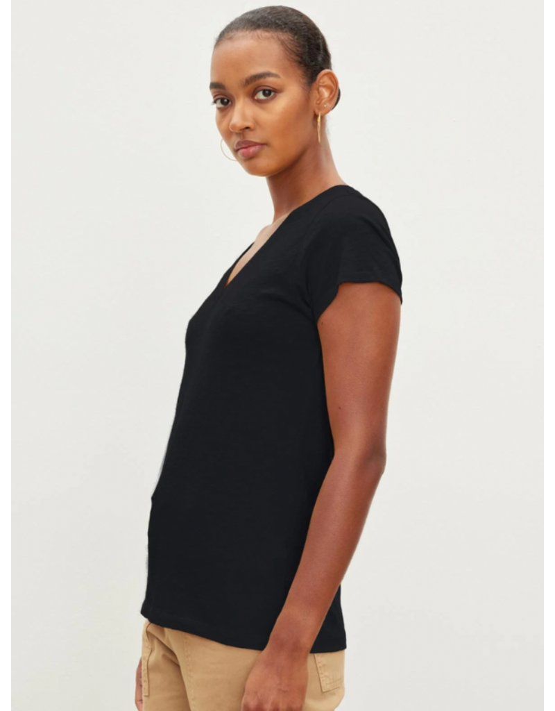 Velvet Jill City Slub V-Neck Tee