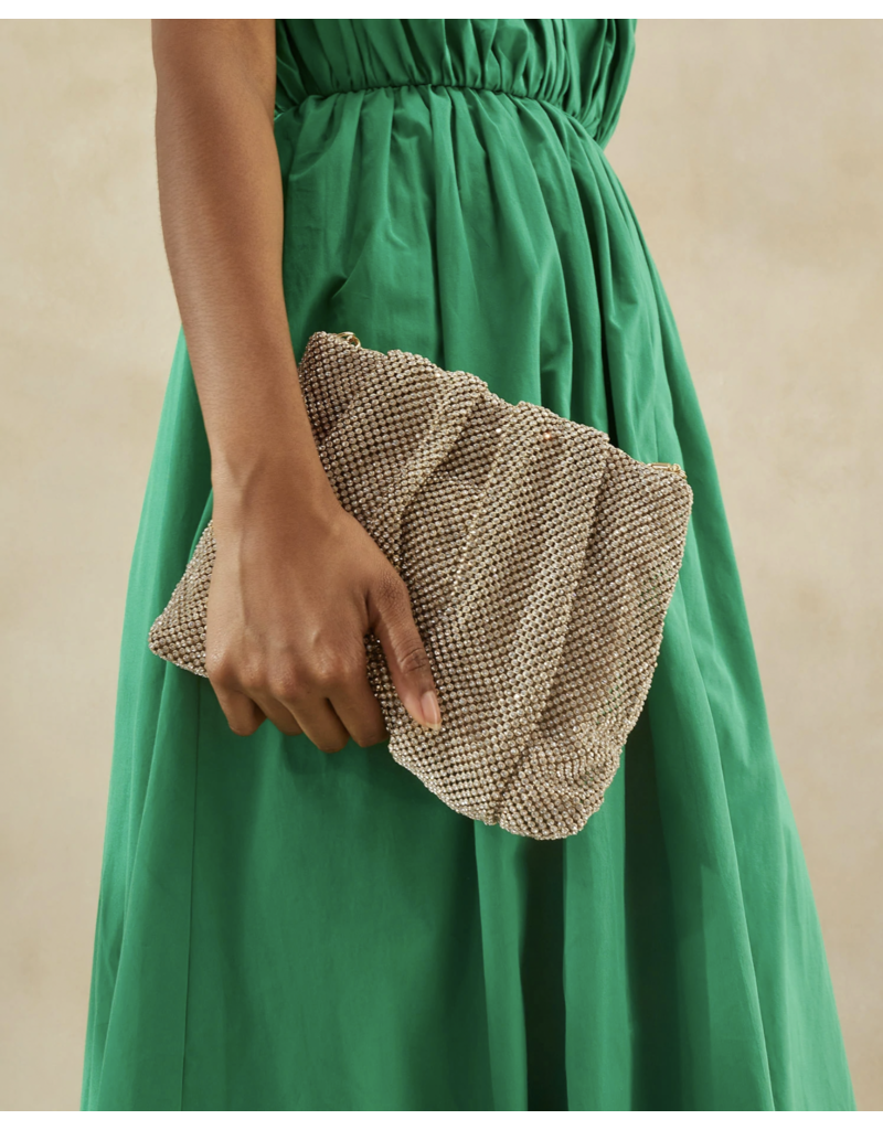 Loeffler Randall Ember Gathered Flat Clutch