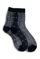 XS Unified Sheer Dots Socks