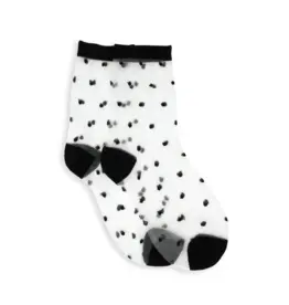 XS Unified Sheer Dots Socks
