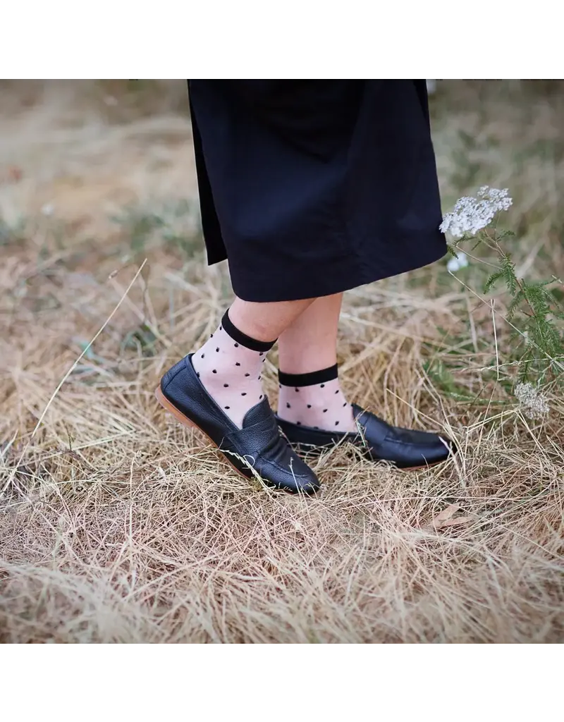 XS Unified Sheer Dots Socks