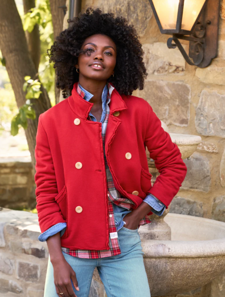Frank & Eileen Mini Belfast Crop Peacoat