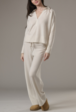 Splendid Tori Cashmere Polo Sweater