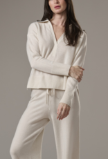 Splendid Tori Cashmere Polo Sweater