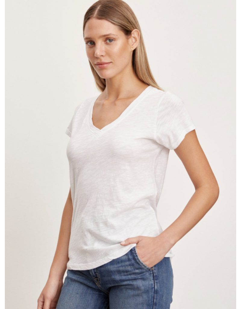 Velvet Jill City Slub V-Neck Tee