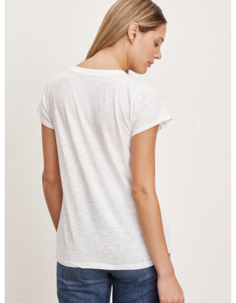 Velvet Jill City Slub V-Neck Tee