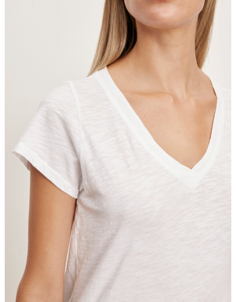 Velvet Jill City Slub V-Neck Tee