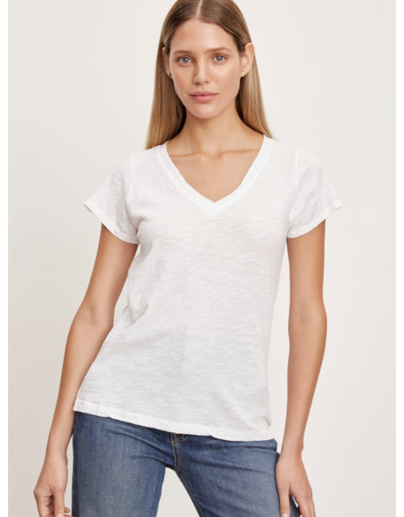 Velvet Jill City Slub V-Neck Tee