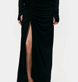 Silk Laundry Jersey Modal Ruched Skirt
