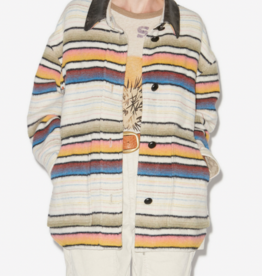 Isabel Marant Etoile Dayvi Striped Overshirt