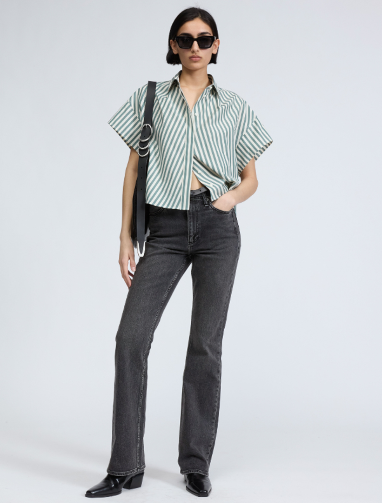 Rag & Bone Martha Stripe Poplin Shirt