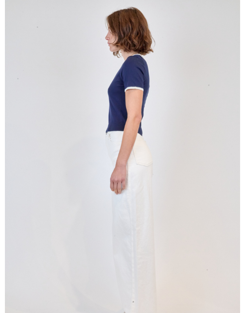 SIMKHAI Carmen Ringer Knit Top
