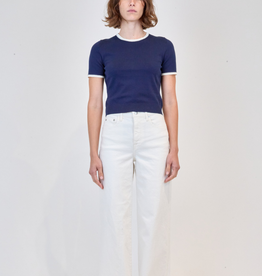 SIMKHAI Carmen Ringer Knit Top